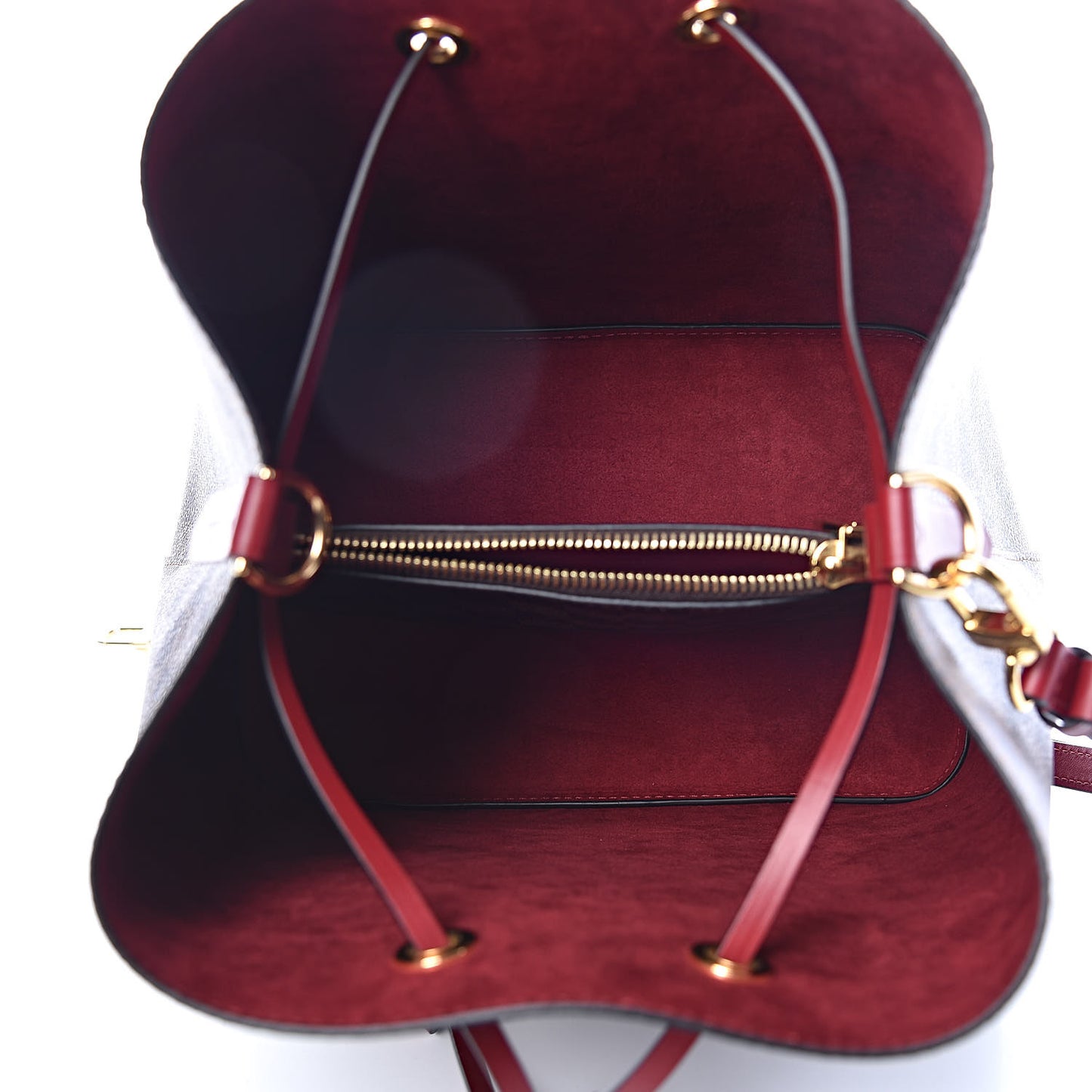 Damier Ebene Neonoe MM Cherry Berry