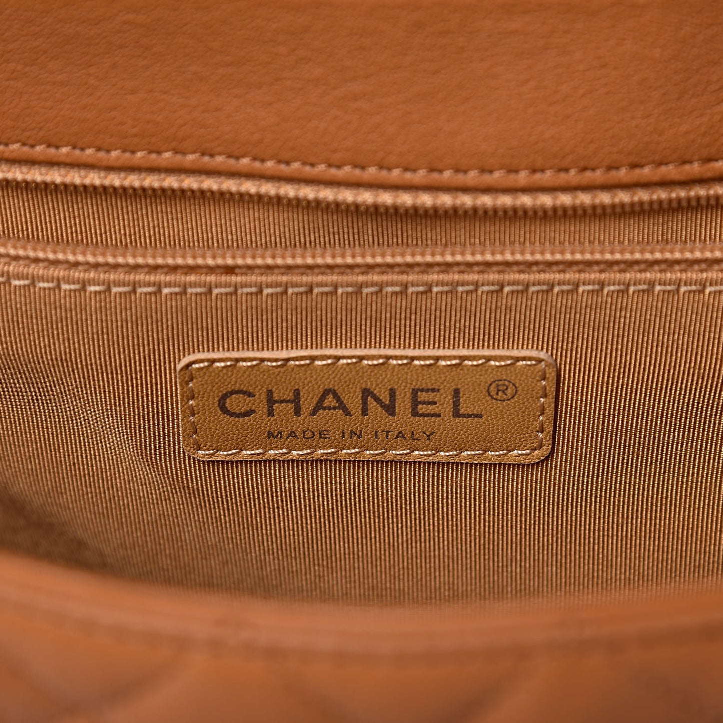 Washed Lambskin Chain Around Maxi Flap Bag Dark Beige