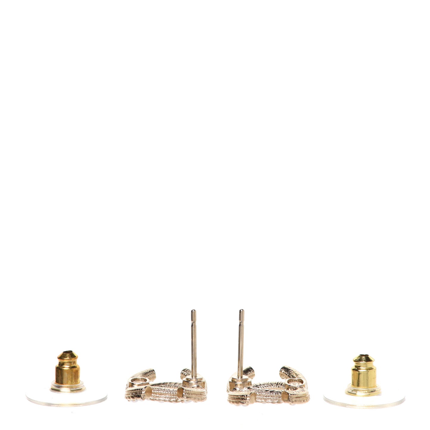 Pearl CC Earrings Light Gold