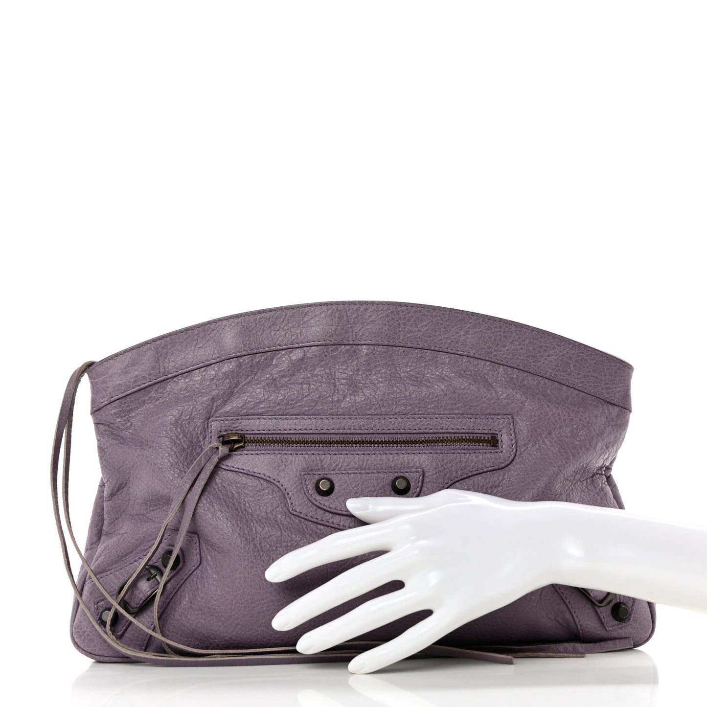 Chevre Premier Clutch Lilac