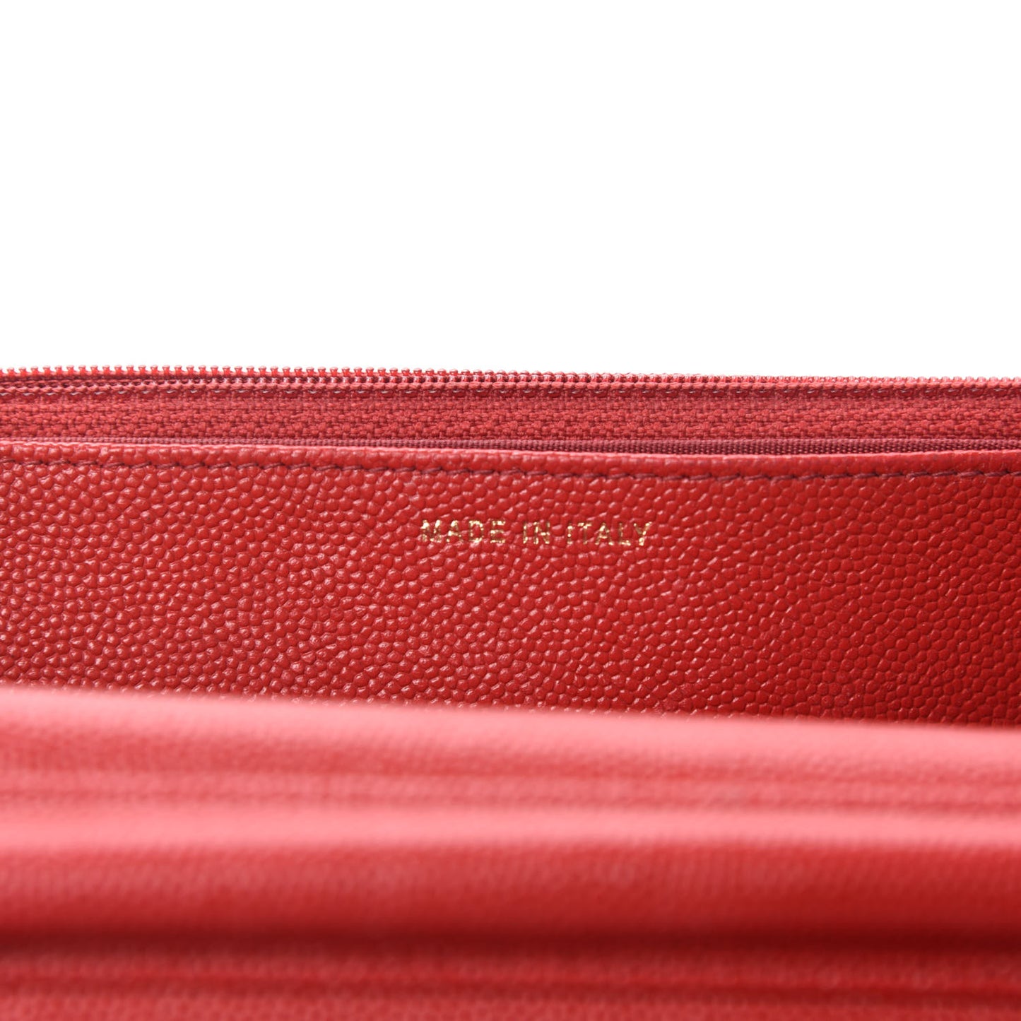 Caviar Quilted Vintage Mademoiselle Wallet On Chain WOC Red