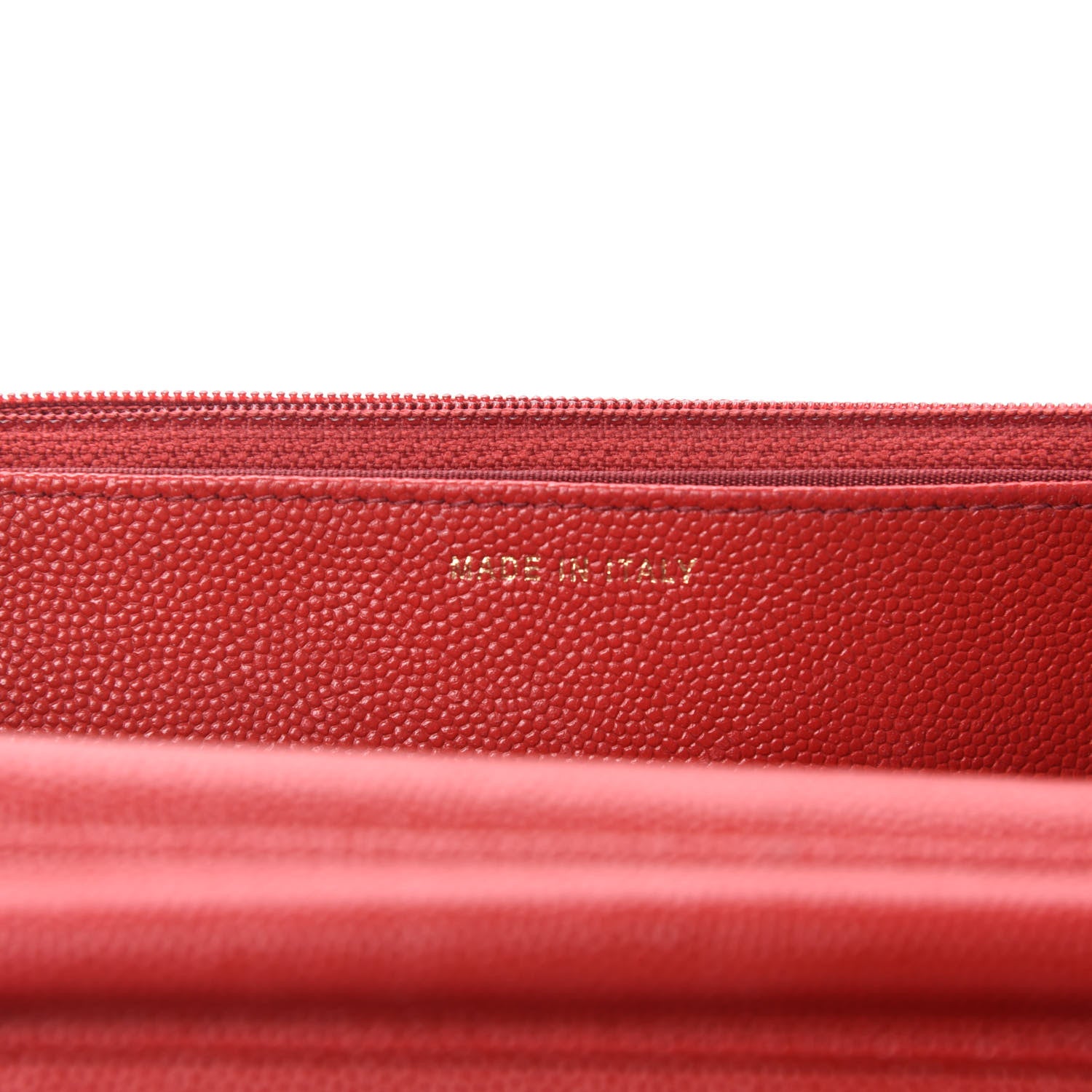 Chanel Caviar Quilted Vintage Mademoiselle Wallet On Chain WOC Red 9 of 12