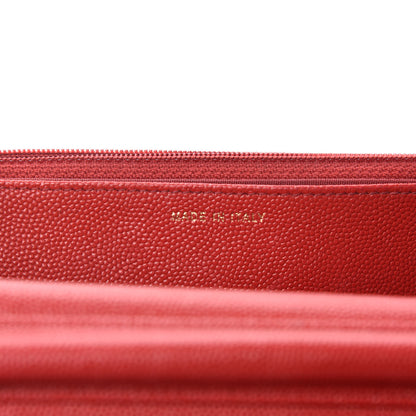 Chanel Caviar Quilted Vintage Mademoiselle Wallet On Chain WOC Red 9 of 12