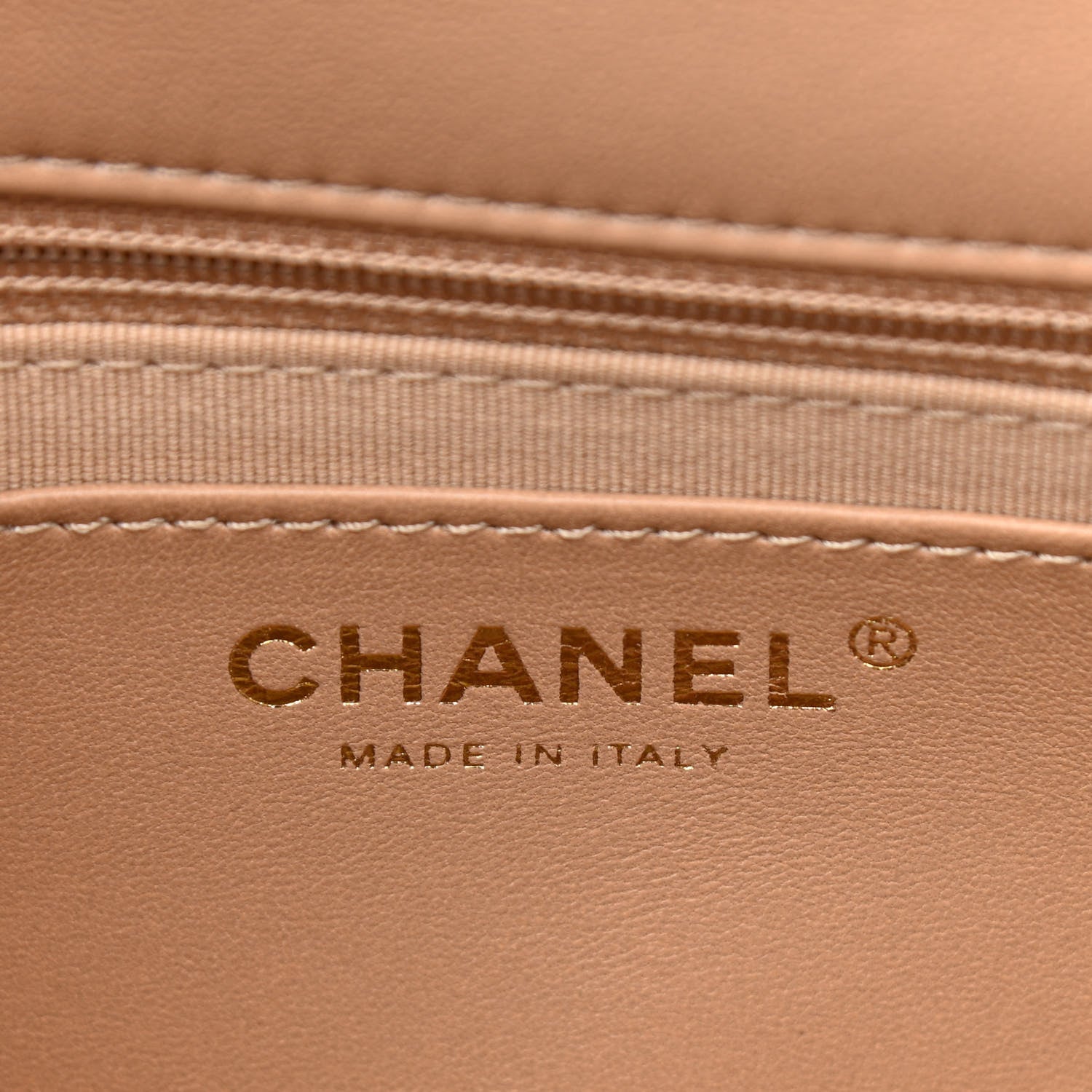 Chanel Lambskin Quilted Large CC Funky Town Flap Beige 6 of 11
