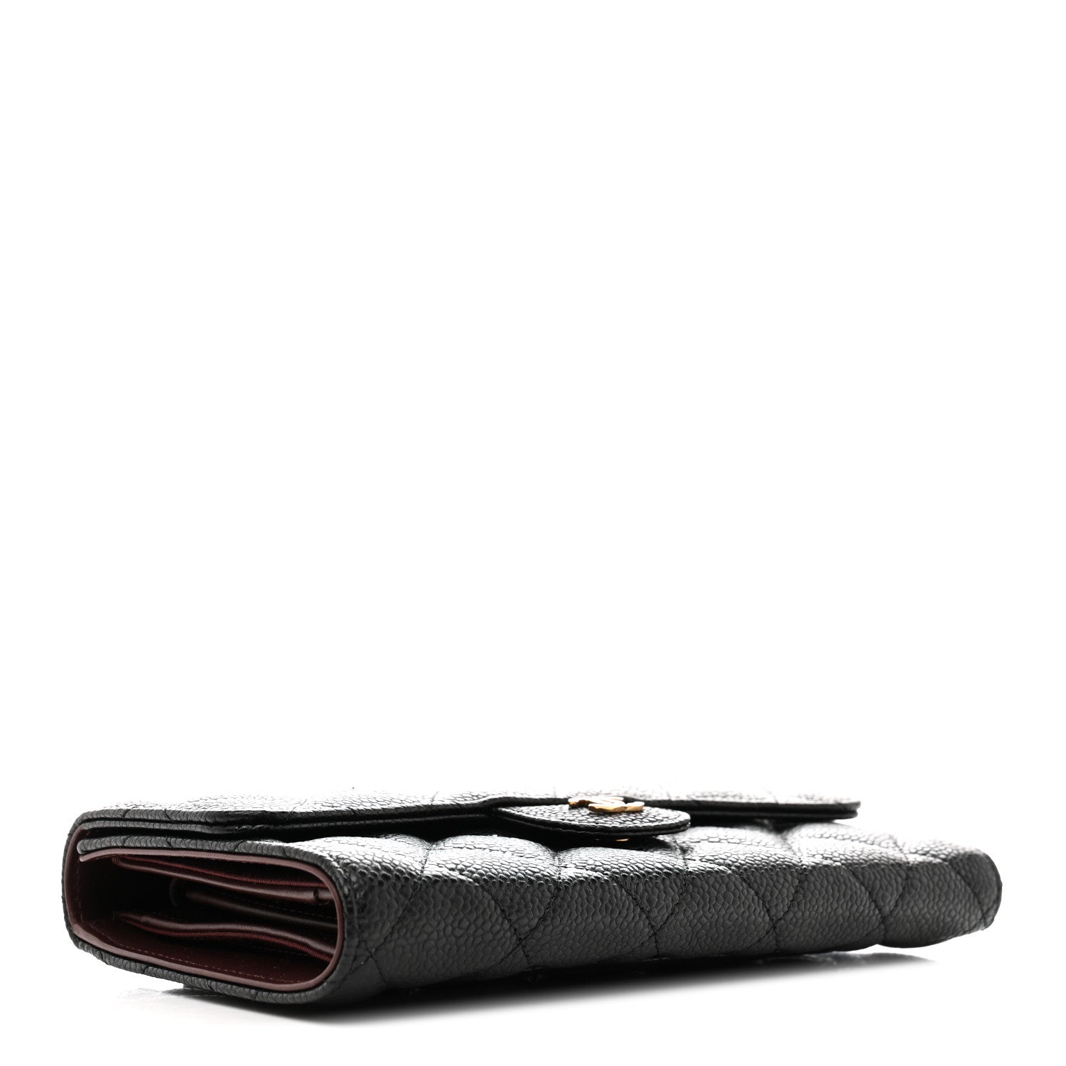 Chanel Caviar Quilted Large Flap Wallet Black 4 of 9