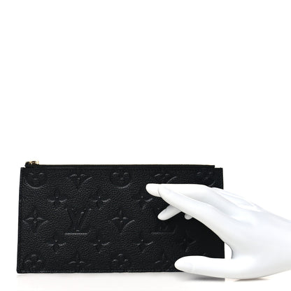 Louis Vuitton Empreinte Felicie Chain Wallet Zippered Insert Black 2 of 7