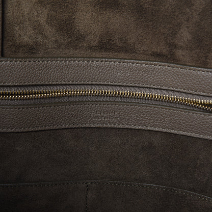 Celine Soft Grained Calfskin Small Belt Cabas Phantom Taupe 6 of 10