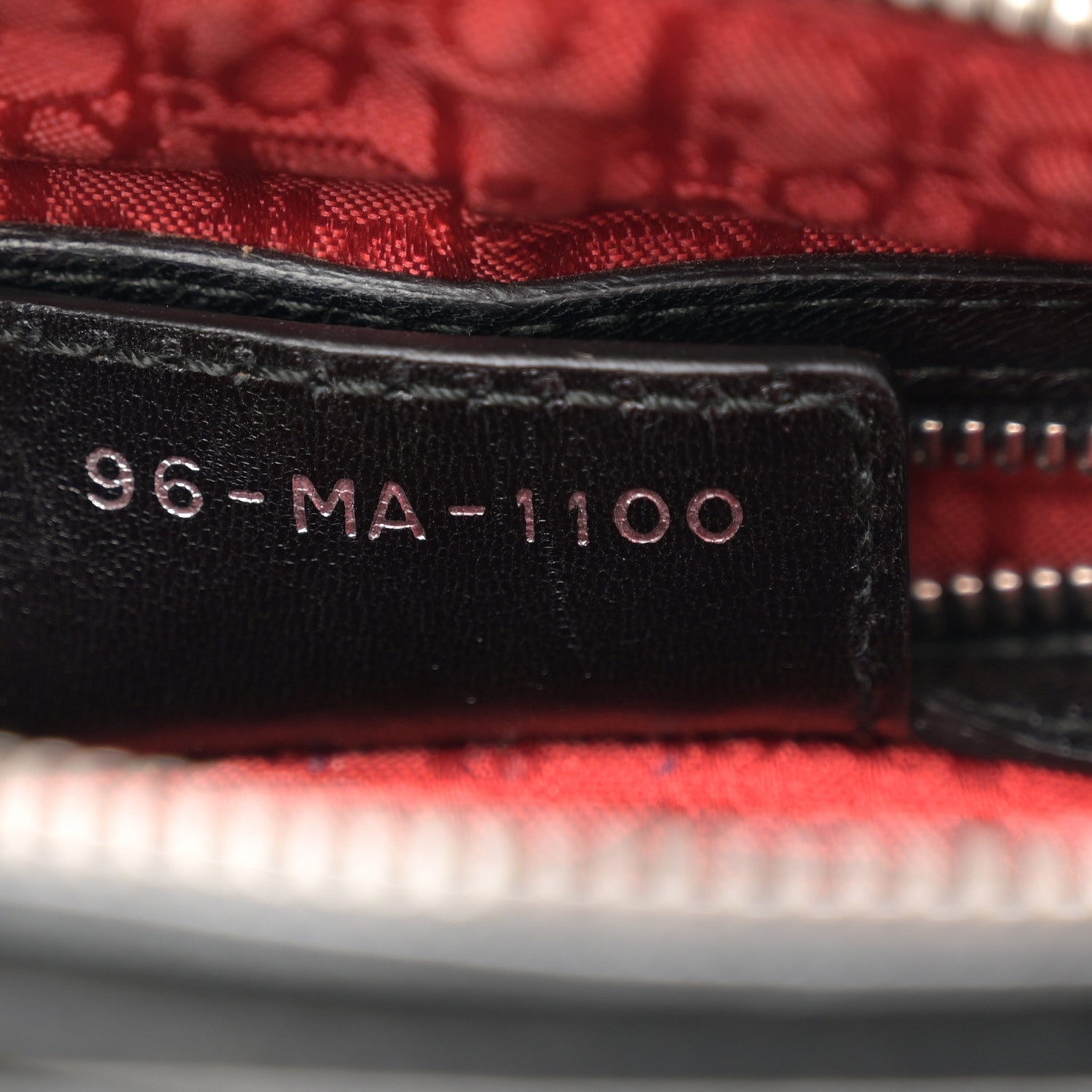 Christian Dior Lambskin Cannage Medium Lady Dior Black 7 of 12