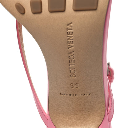 Bottega Veneta Lambskin Stretch Multi Strap 90mm Sandals 39 Blossom 6 of 8