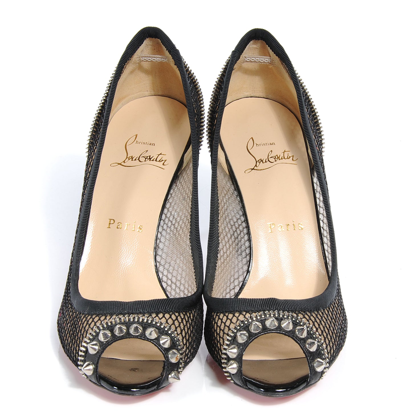 Patent Shawnita 85 Peep Toe Heels 37.5 Black