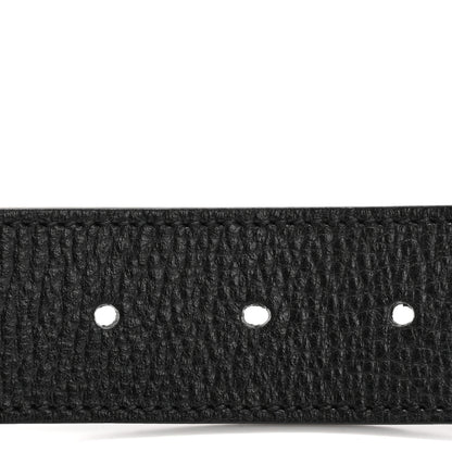 Gucci Selleria Calfskin Mens Interlocking G 37mm Belt 100 40 Black 3 of 7