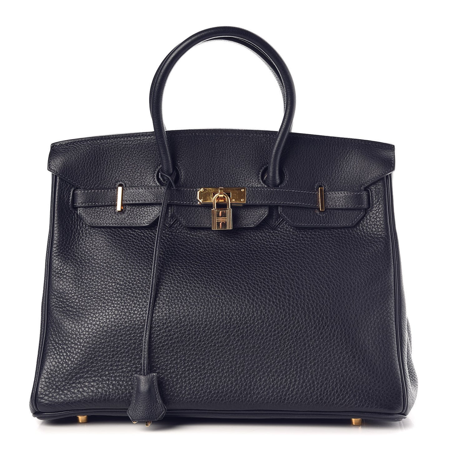 Taurillon Clemence Birkin 35 Bleu Indigo