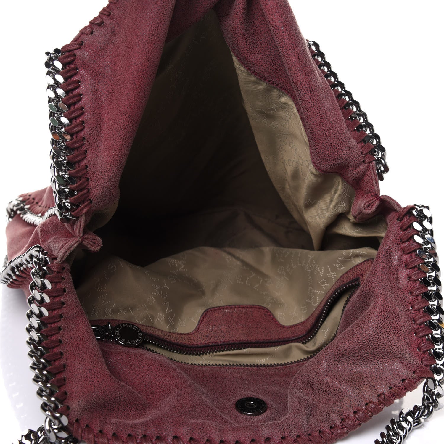 Stella McCartney Shaggy Deer Small Falabella Tote Plum 4 of 10