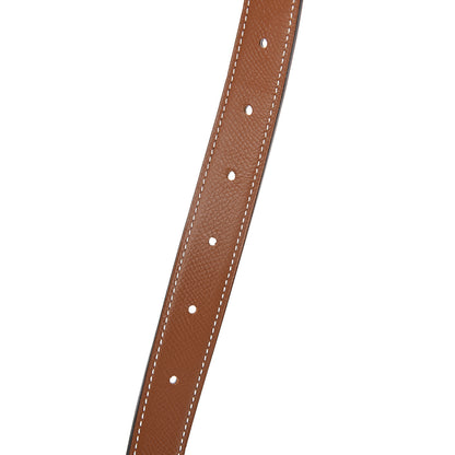 Hermes Swift Epsom 24mm Mini Constance H Belt 85 Black Gold 4 of 5