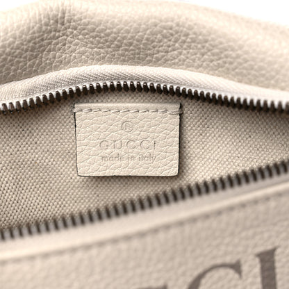Gucci Grained Calfskin Small Logo Belt Bag White 6 of 10