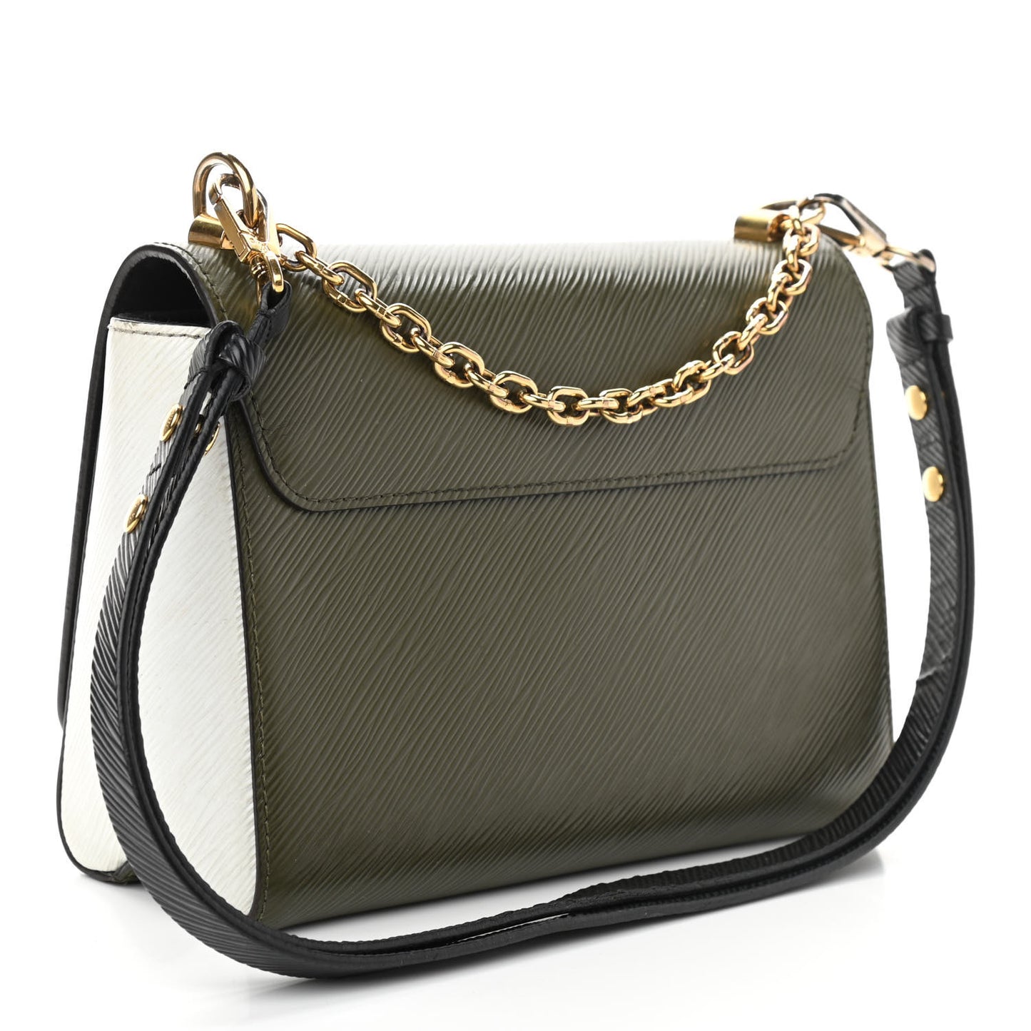 Epi Twist Shoulder Bag MM Kaki