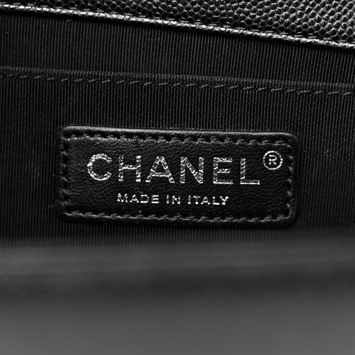 Chanel Caviar Quilted Medium Boy Flap Black 6 of 10