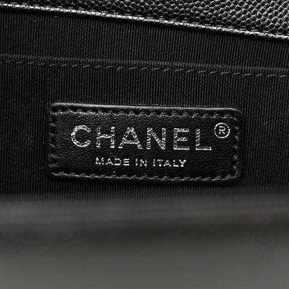 Chanel Caviar Quilted Medium Boy Flap Black 6 of 10