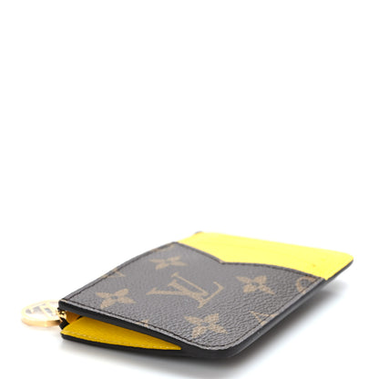Louis Vuitton Monogram Zipped Romy Card Holder Yellow 4 of 6