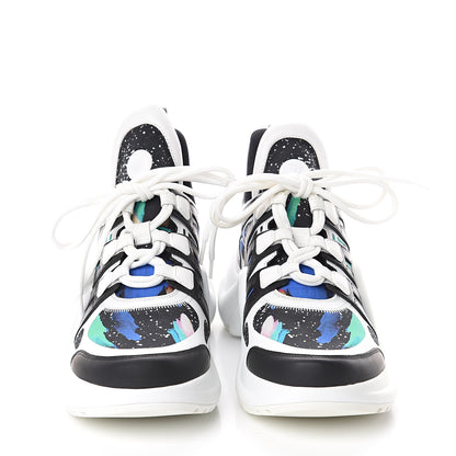Louis Vuitton Calfskin Monogram Exclusive LV Archlight Sneakers 41 Bleu Digital 2 of 7