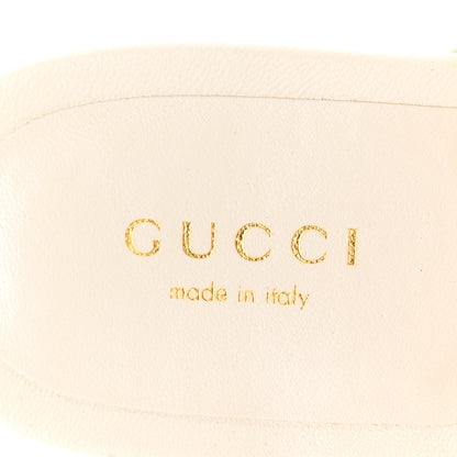 Gucci Nappa Charlotte Double G Marmont Thong Sandals 38 Mystic White 7 of 9