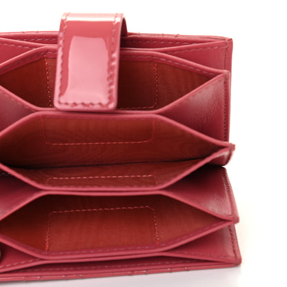 Christian Dior Patent Cannage Lady Dior 5-Gusset Card Holder 4 of 6