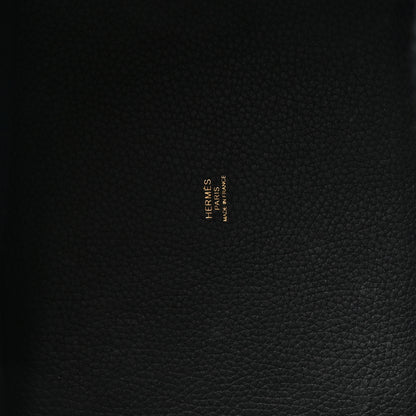 Hermes Taurillon Clemence Picotin Lock 22 MM Black 5 of 12