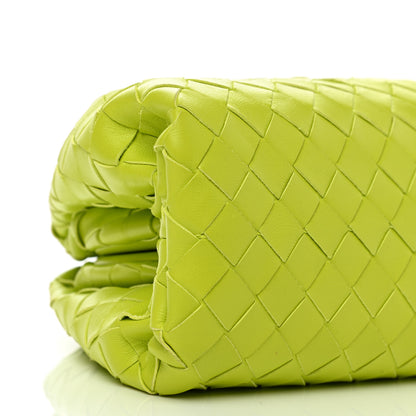 Bottega Veneta Nappa Intrecciato Teen Pouch Acid Kiwi 9 of 10