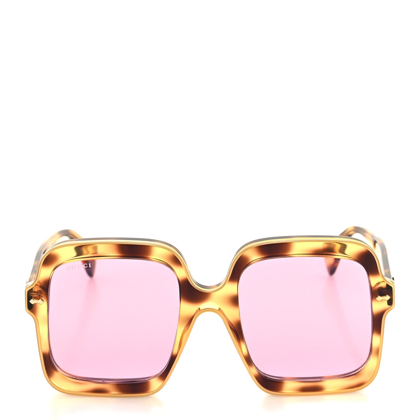 Acetate Round Frame Sunglasses GG1241S Tortoise