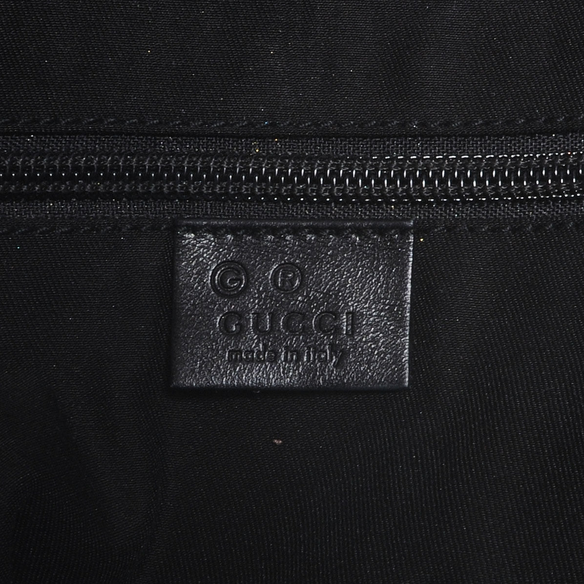 Gucci Denim Monogram Large Carry On Duffle Black 8 of 9