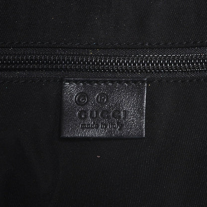 Gucci Denim Monogram Large Carry On Duffle Black 8 of 9