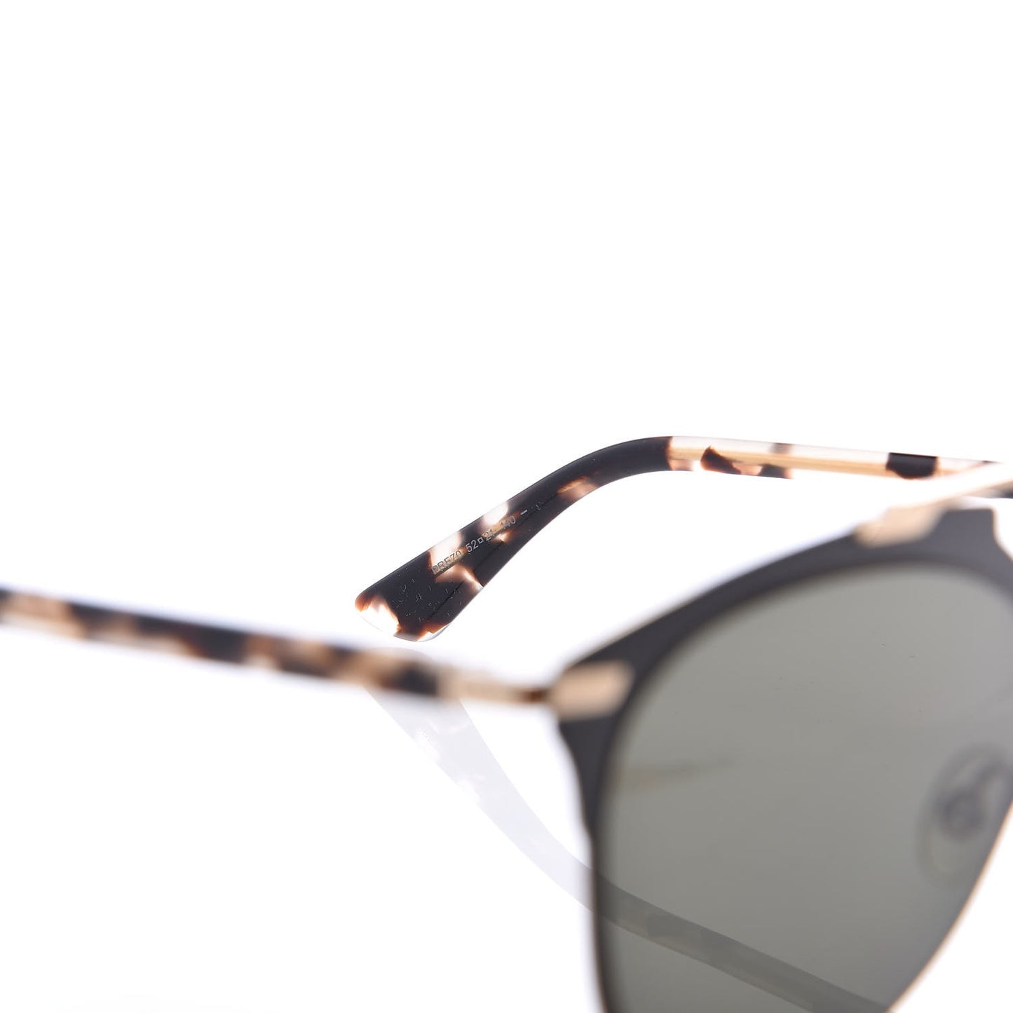 Reflected Sunglasses Black Tortoise
