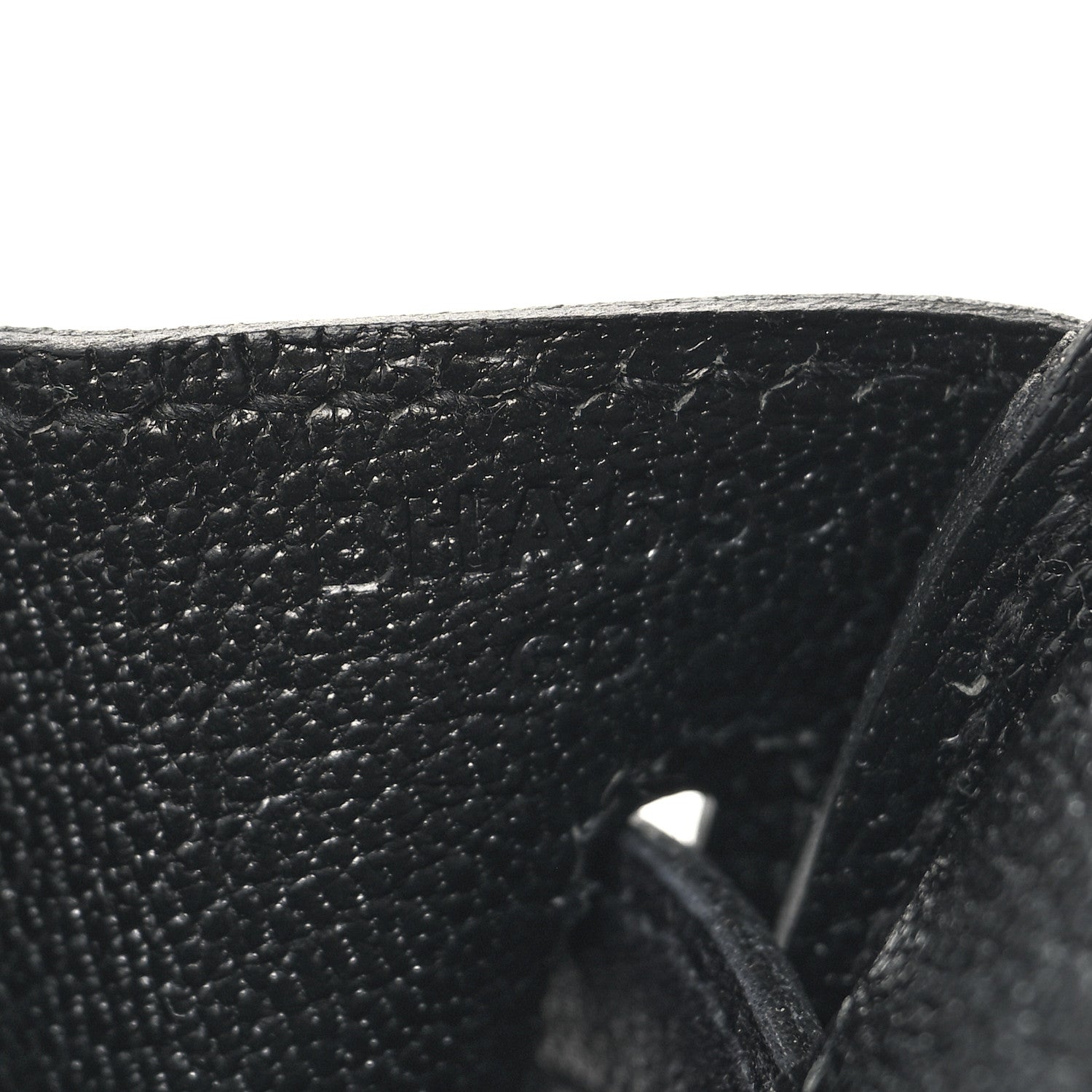 Hermes Veau Volupto Rock Birkin 25 Black 7 of 13