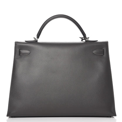 Hermes Epsom Kelly Sellier 40 Graphite 4 of 37