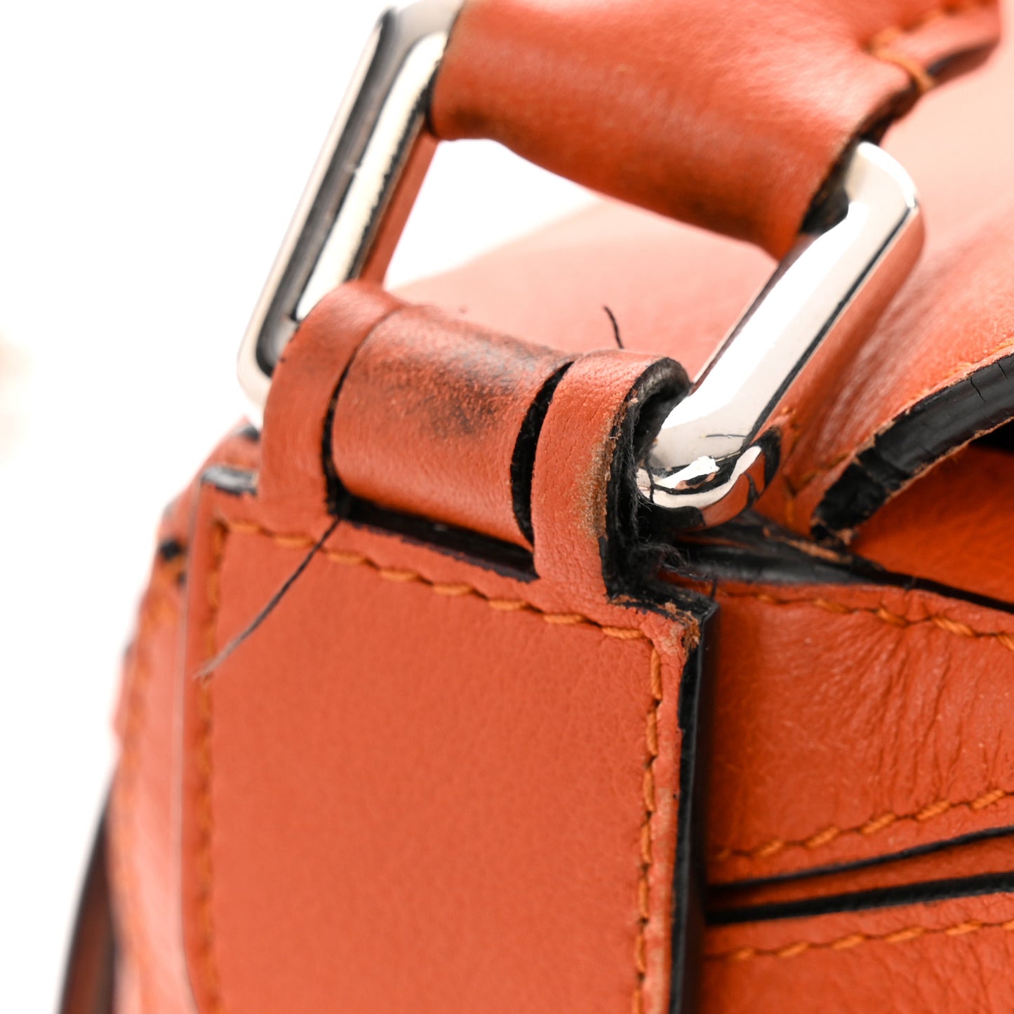 Calfskin Small Puzzle Bag Coral