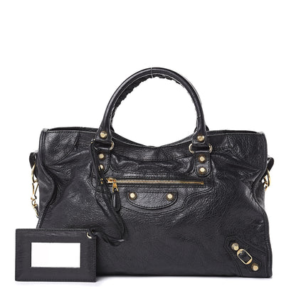 Balenciaga Agneau Giant 12 Gold Hardware City Black 1 of 14