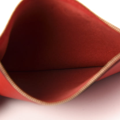 Celine Grained Calfskin Medium Horizontal Cabas Phantom Coquelicot 14 of 15