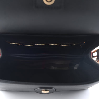 Burberry Derby Calfskin House Check Small Camberley Black 4 of 7