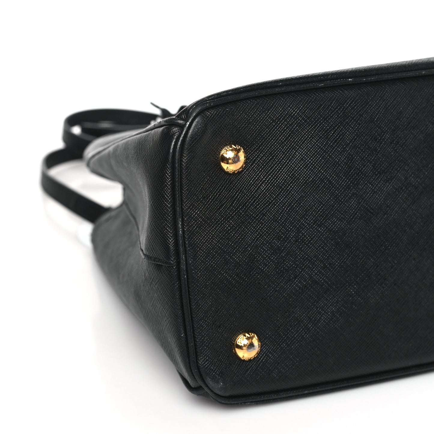 Saffiano Lux Medium Tote Black