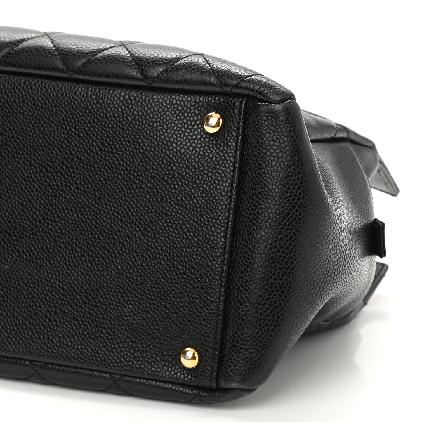 Caviar Quilted Petit Timeless Tote PTT Black