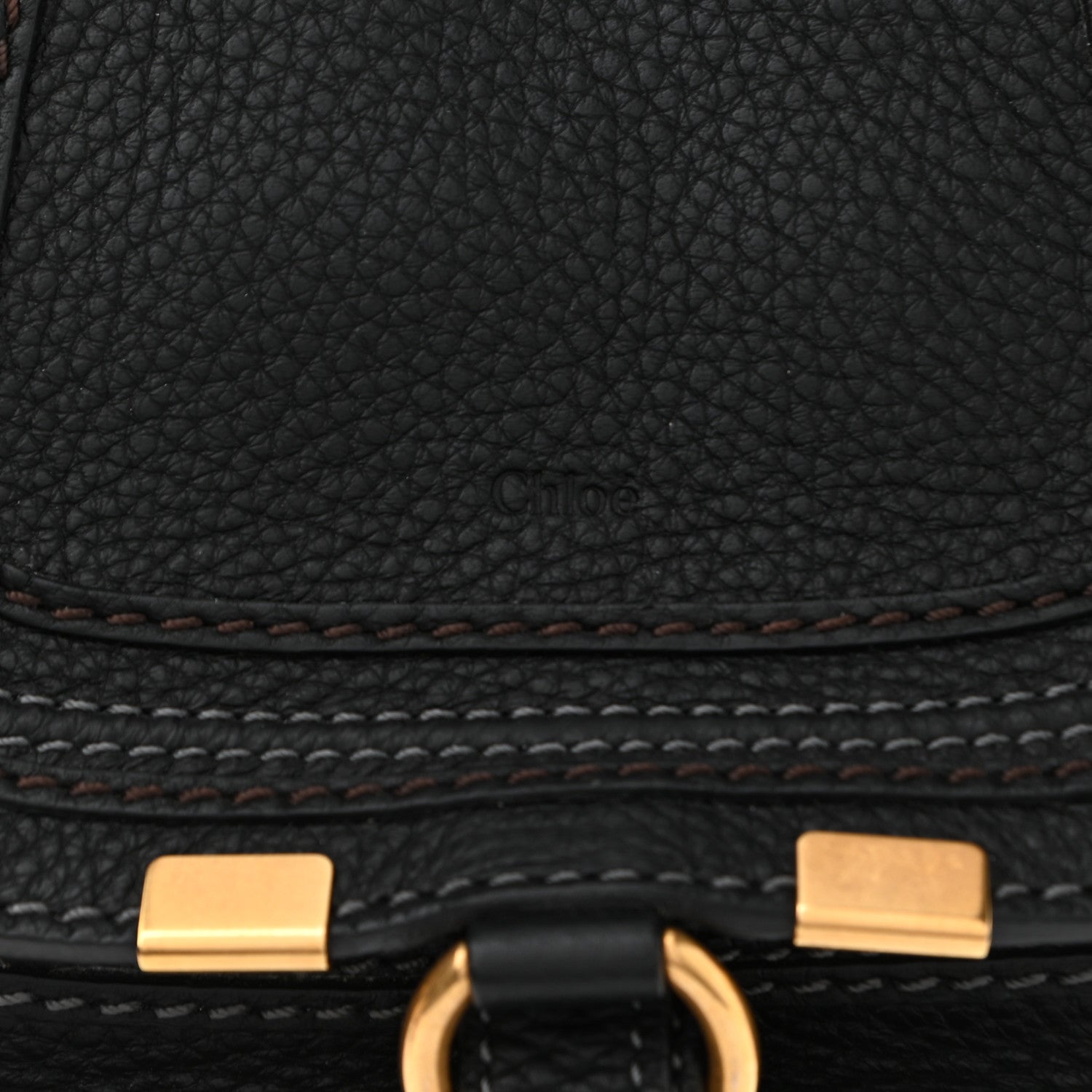 Chloe Calfskin Mini Marcie Satchel Black 8 of 10