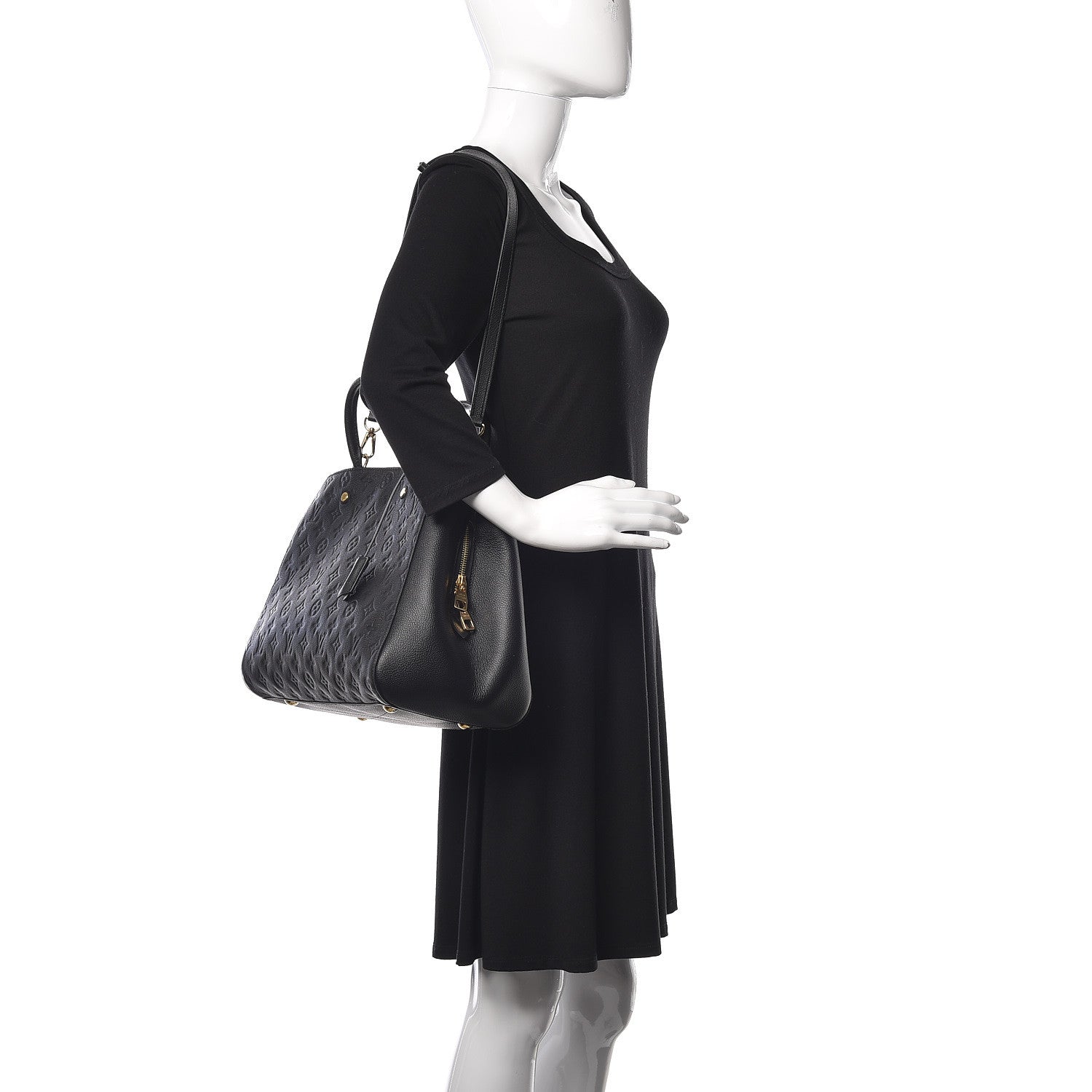 Louis Vuitton Empreinte Montaigne GM Black 3 of 11