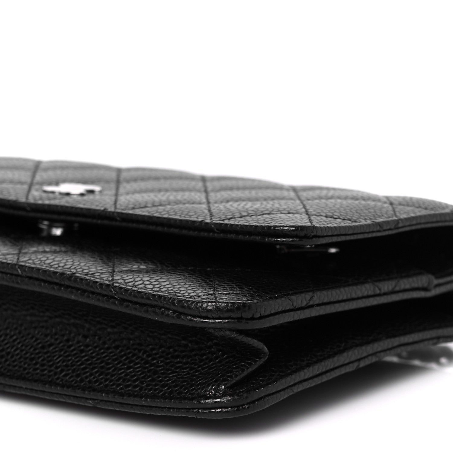 Chanel Caviar Quilted Wallet on Chain WOC Black 10 of 11