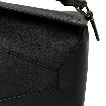 Loewe Calfskin Mini Puzzle Edge Bag Black 9 of 11