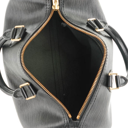Louis Vuitton Epi Speedy 25 Black 5 of 7
