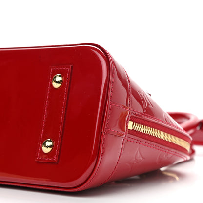 Louis Vuitton Vernis Alma BB Pomme D'Amour 8 of 8