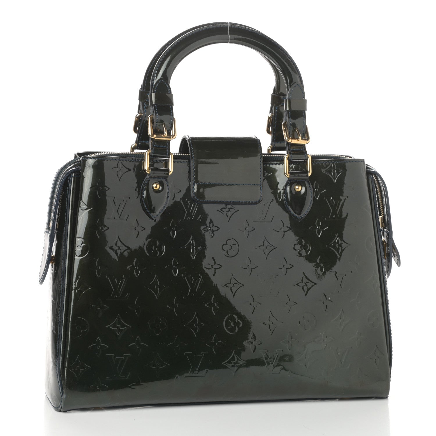 Louis Vuitton Vernis Melrose Avenue Blue Nuit 3 of 8