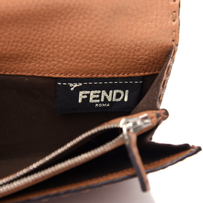 Fendi Cuoio Romano Selleria Peekaboo Continental Wallet Mou 7 of 9