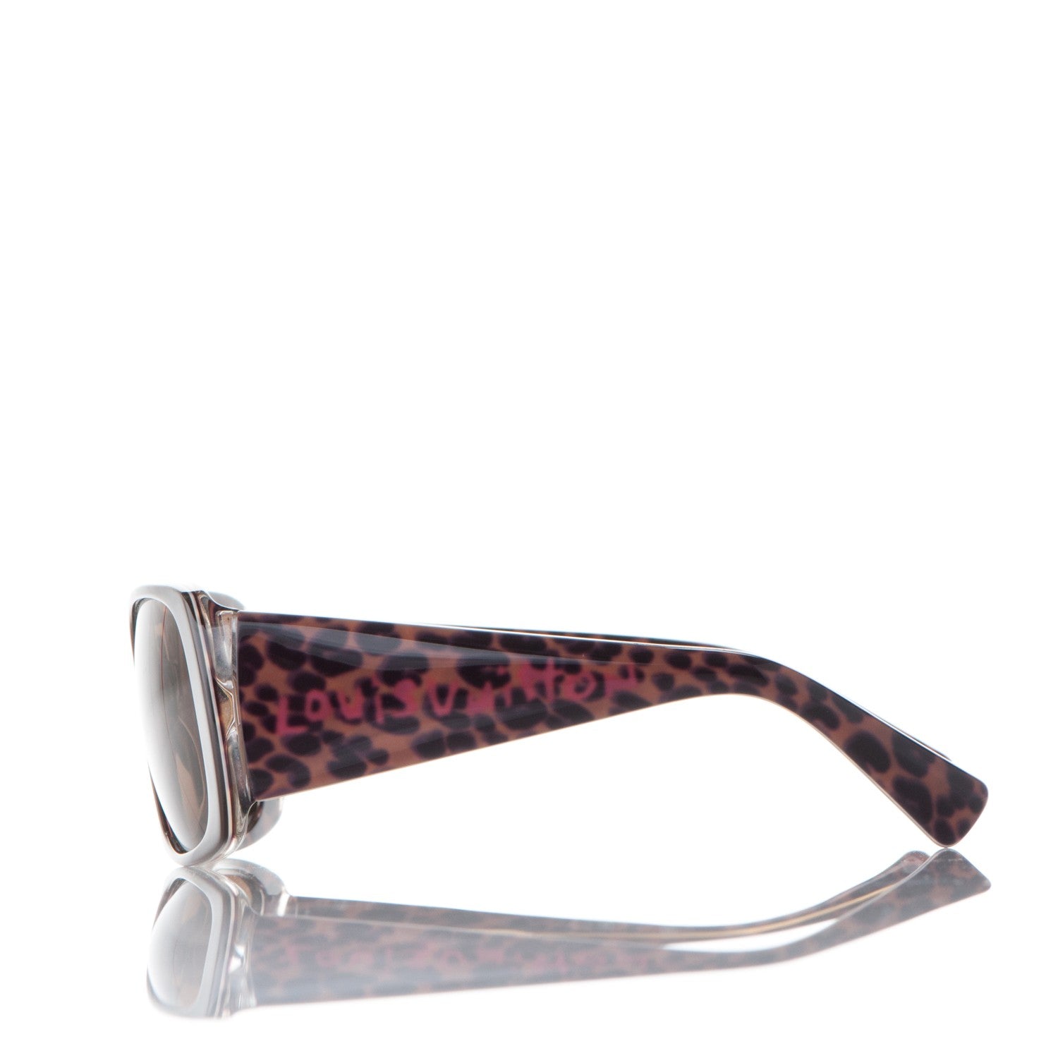 Louis Vuitton Leopard Marquise Sunglasses Z0207W Brown 3 of 8