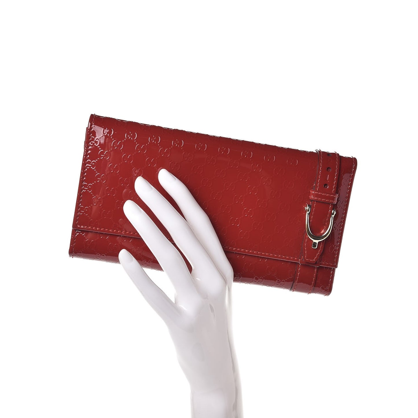 Patent Microguccissima Nice Wallet Rose Bed